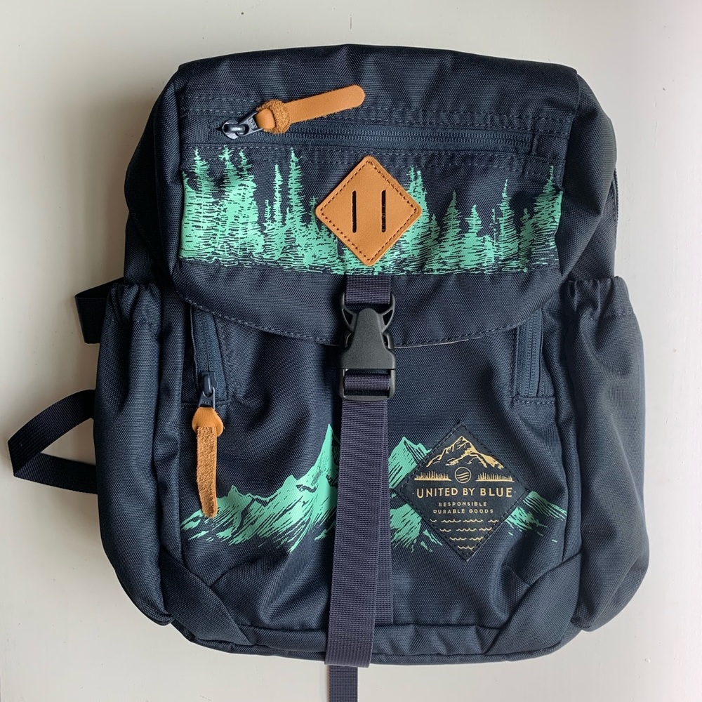 United by Blue Daypack Backpack - Mountain Design!